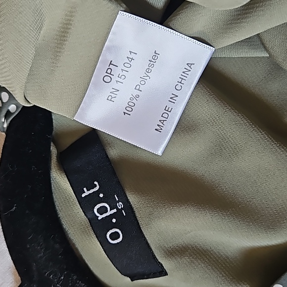 OPT Green Papin Short Balloon Sleeves Belted Midi Sundress Small Polka Dots - Picture 16 of 16